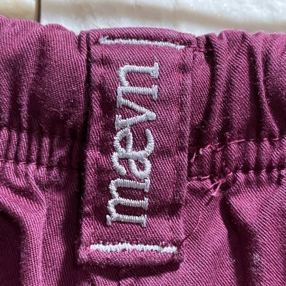 MAVEN scrub burgundy pants - Picture 8 of 11